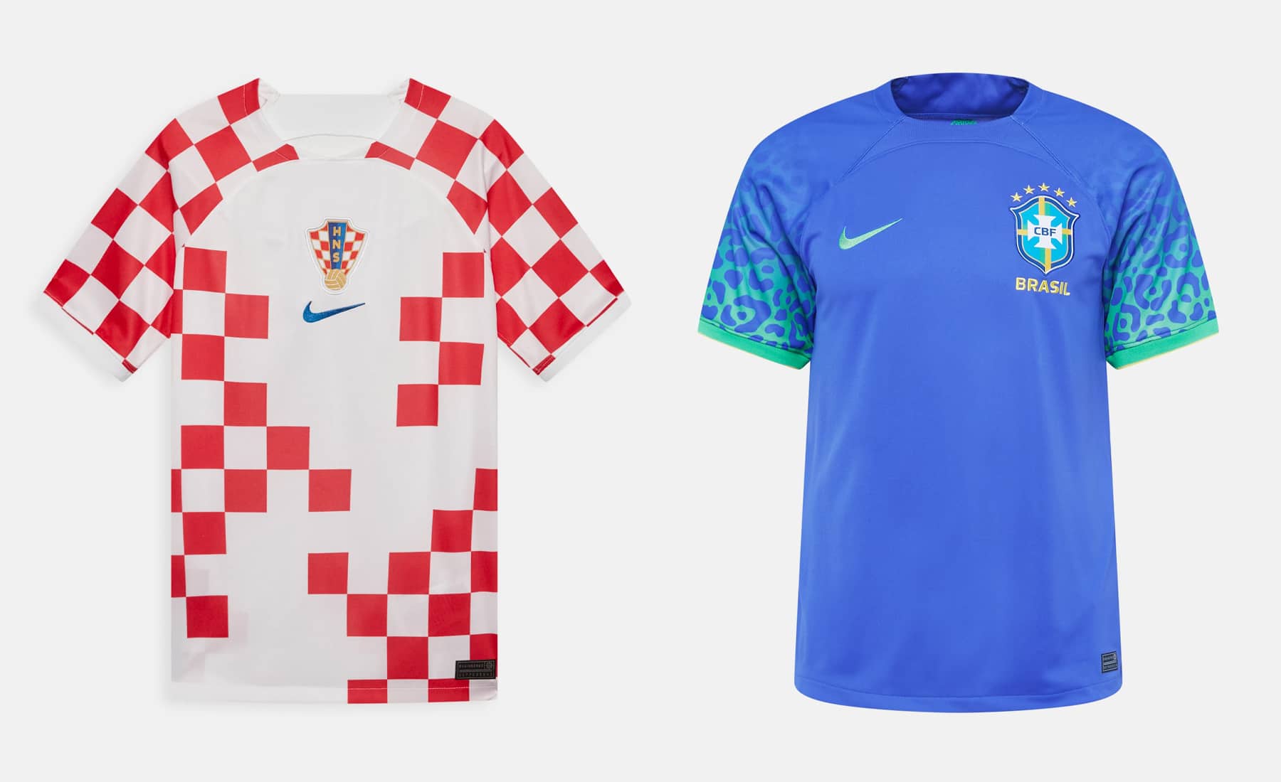 Croazia Brasile Jersey Mondiali 2022