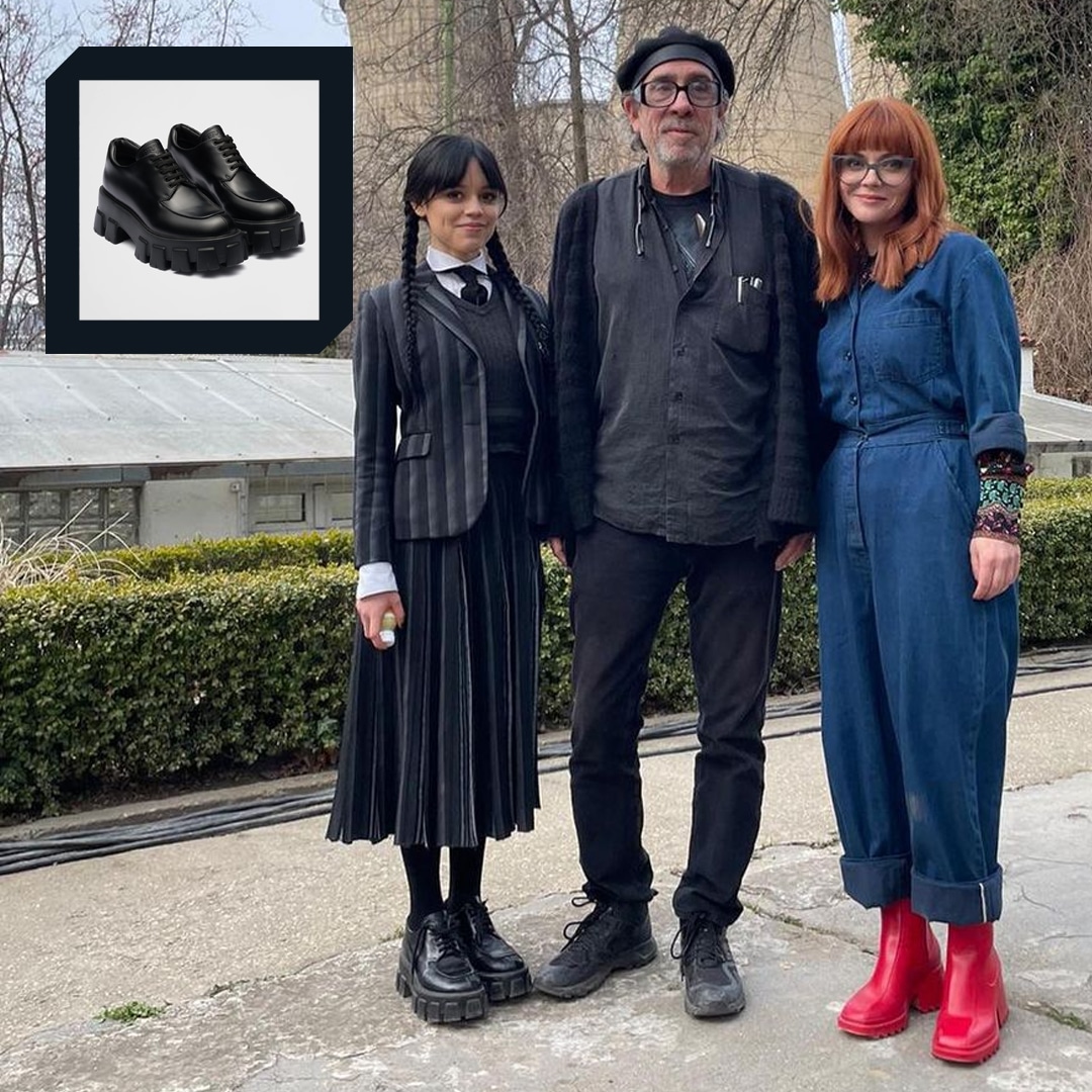 Quali scarpe indossa Mercoledì Addams nella serie?