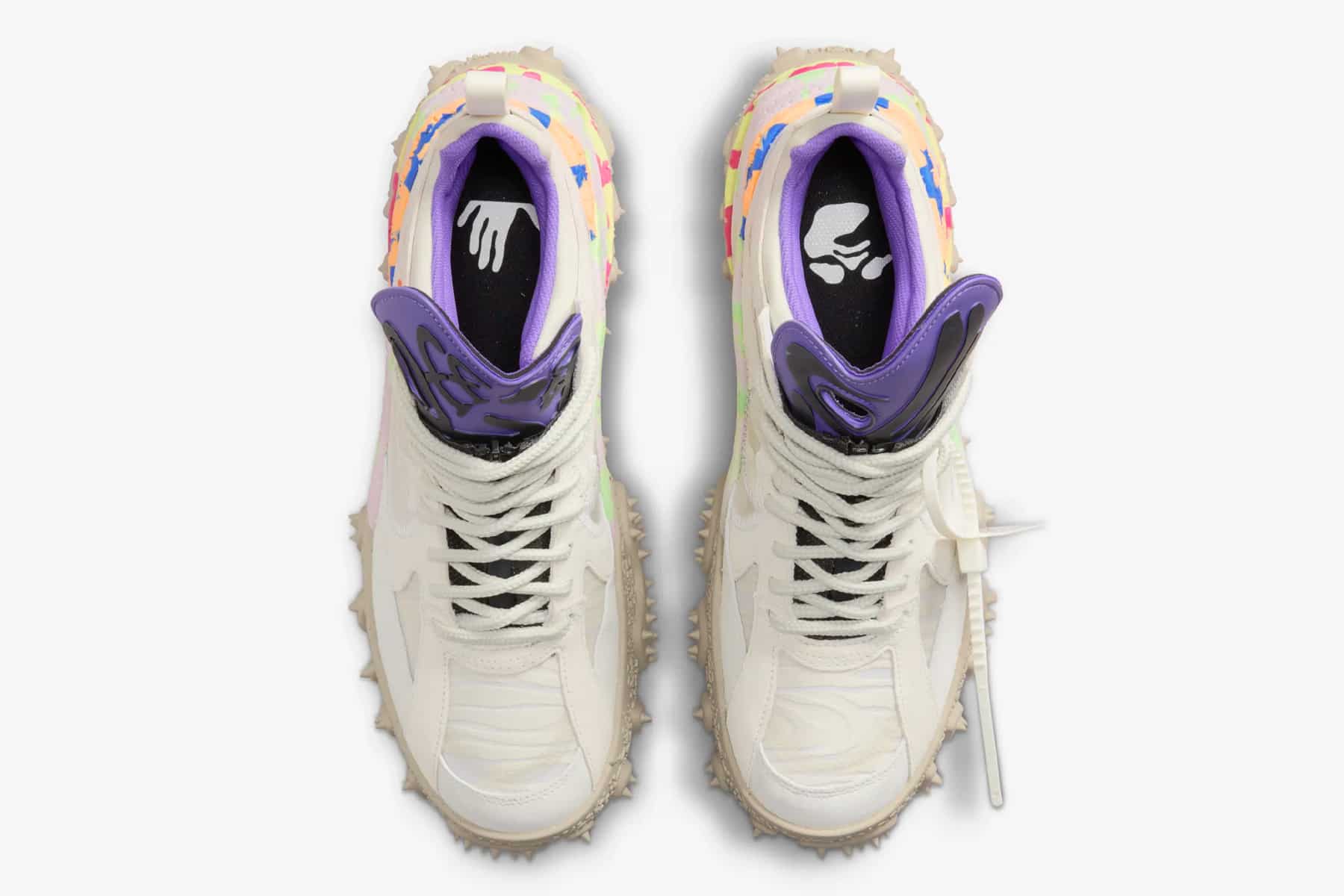 Off-White Nike Air Terrra Forma Summit White and PSYCHIC PURPLE