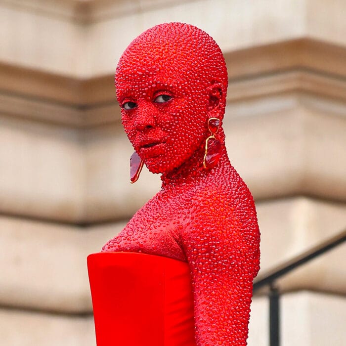 Doja Cat Schiaparelli FW23 30000 Swarovski