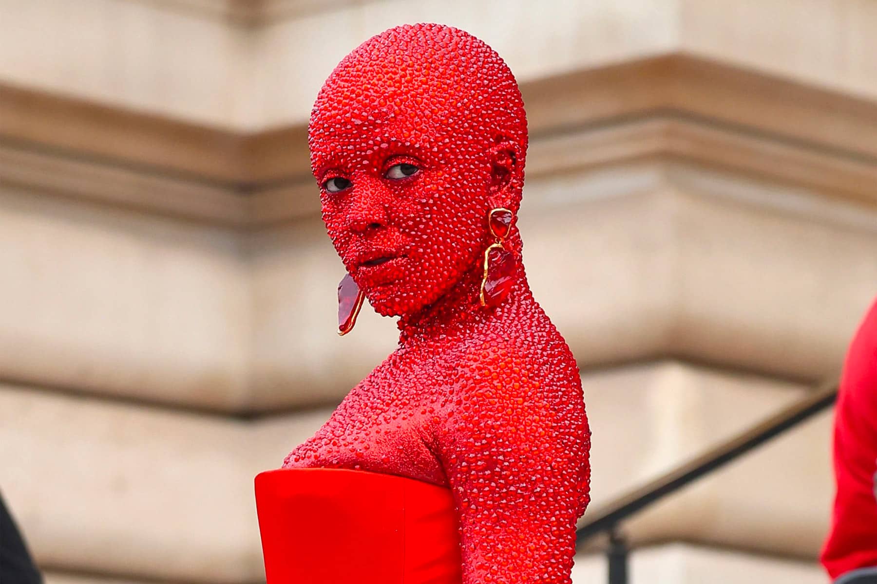 Doja Cat Schiaparelli FW23 30000 Swarovski