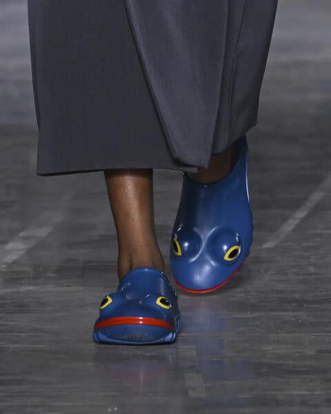 JW Anderson Frog Mule Blue FW23