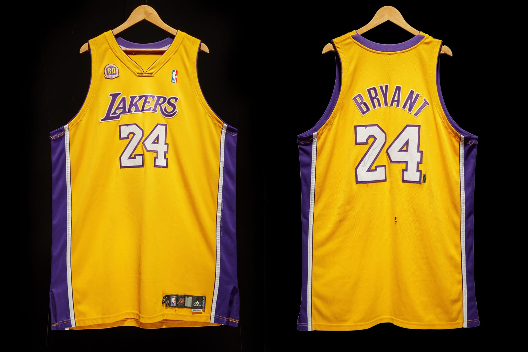 Kobe Bryant Jersey Lakers 2007 2008 MVP Season