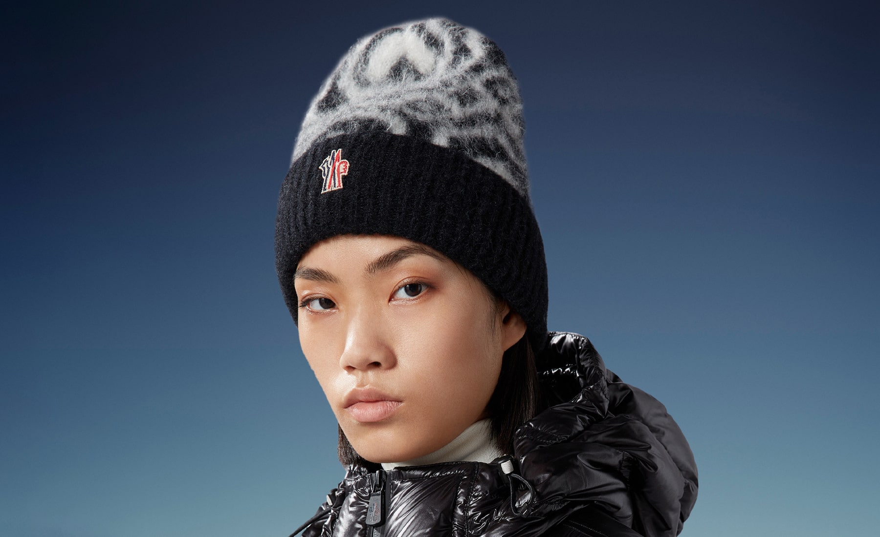 Moncler Berretto in lana e alpaca