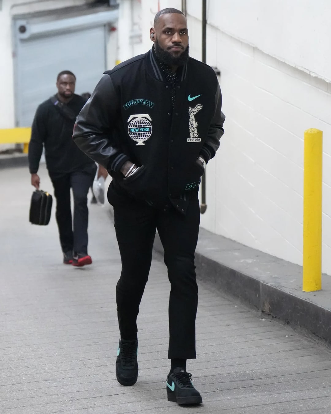 LeBron James varsity jacket Tiffany Nike
