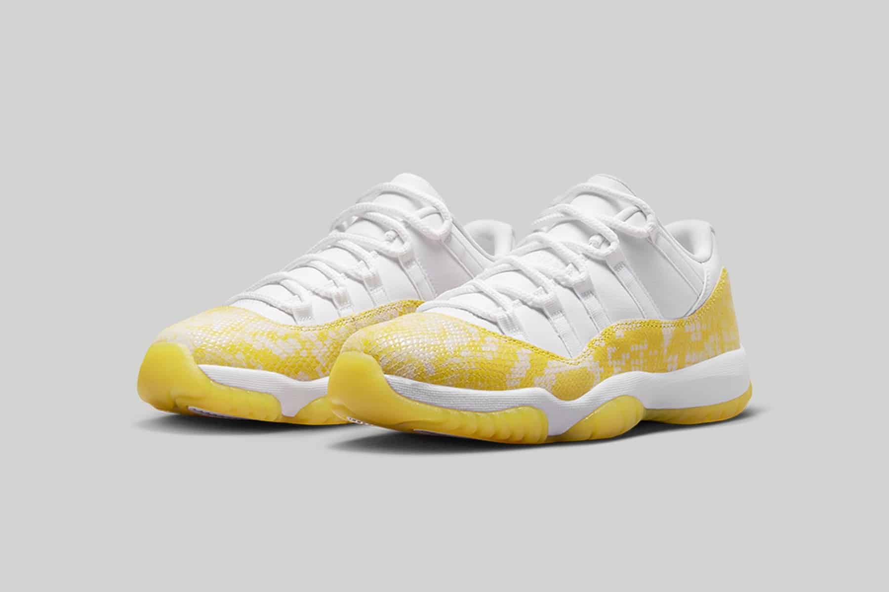 Air Jordan 11 Low Yellow Snakeskin AH7860-107