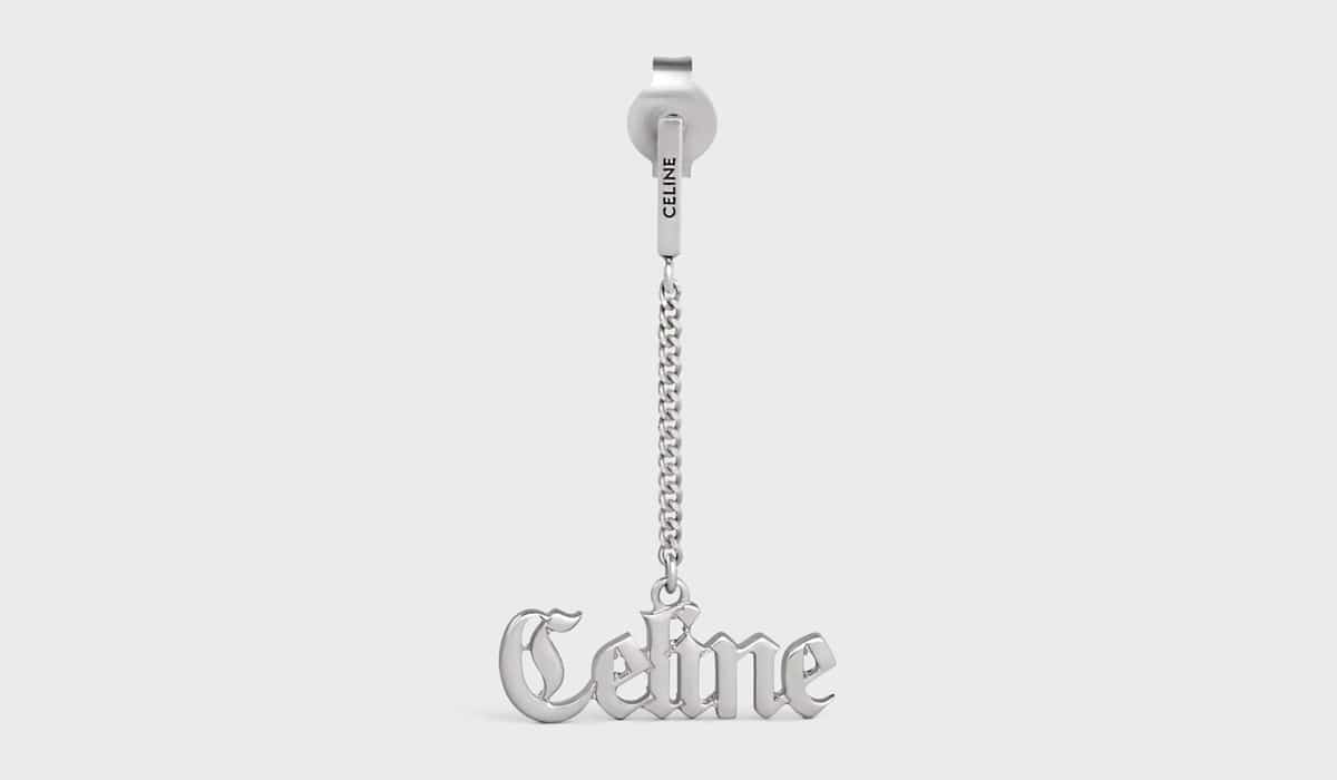 Celine orecchino Gothic Argento Sterling