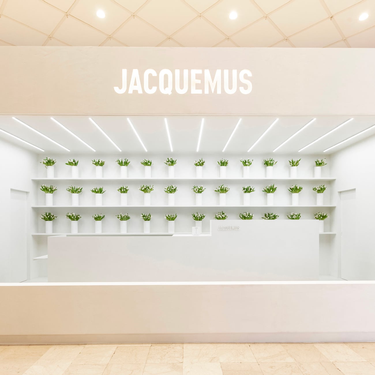 Jacquemus Pop-up store Lafayette Parigi