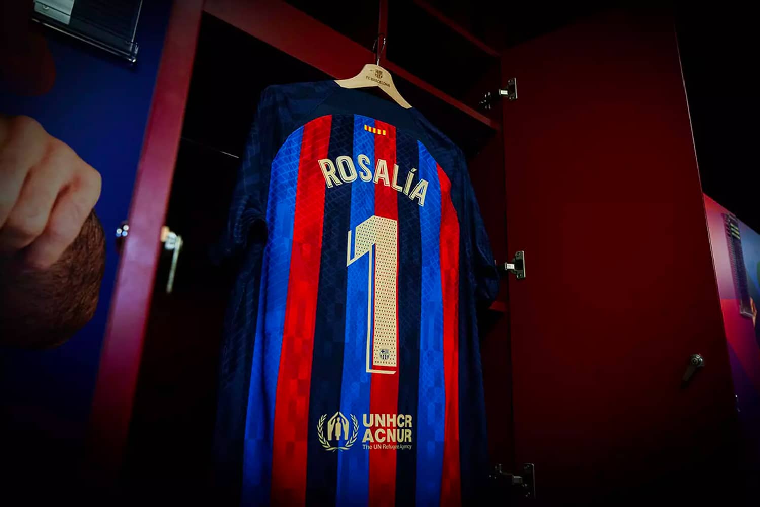 Rosalía FC Barcellona Clasico shirt limited edition