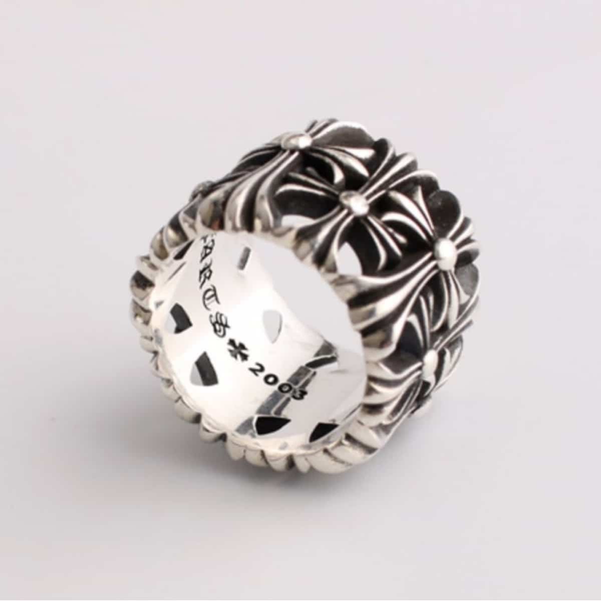 Chrome Hearts Anello Argento Uomo