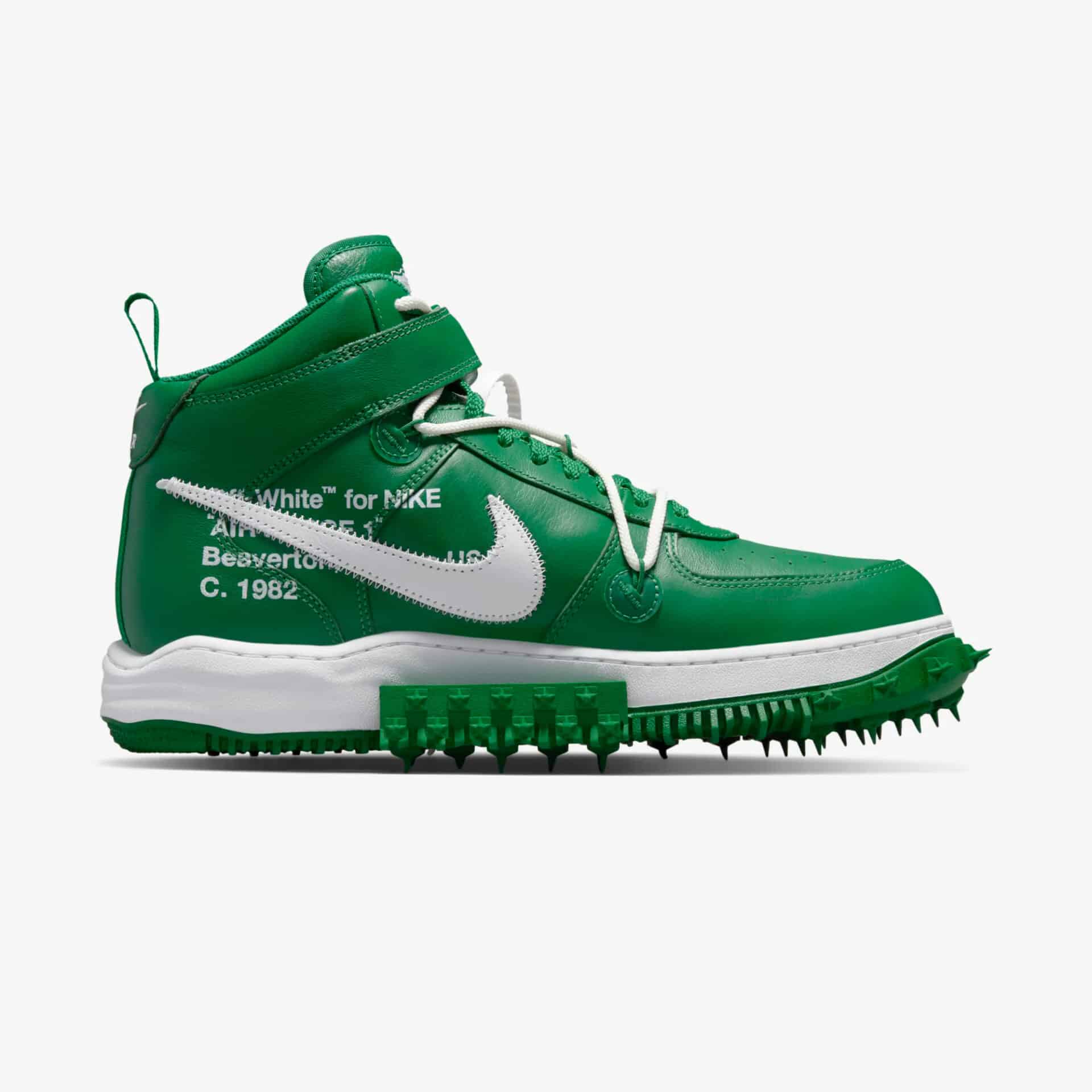 Off-White Nike Air Force 1 Mid Pine Green