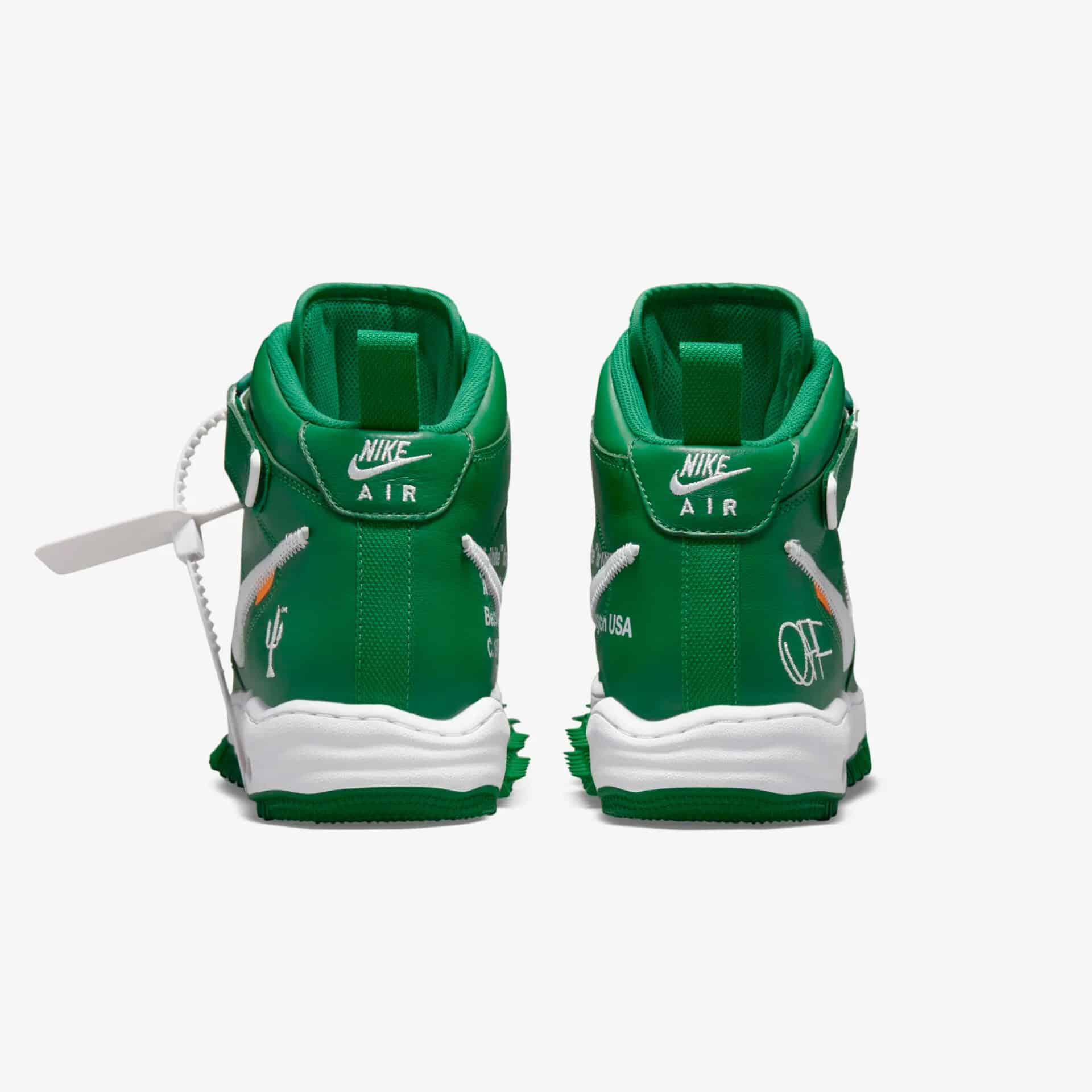 Off-White Nike Air Force 1 Mid Pine Green
