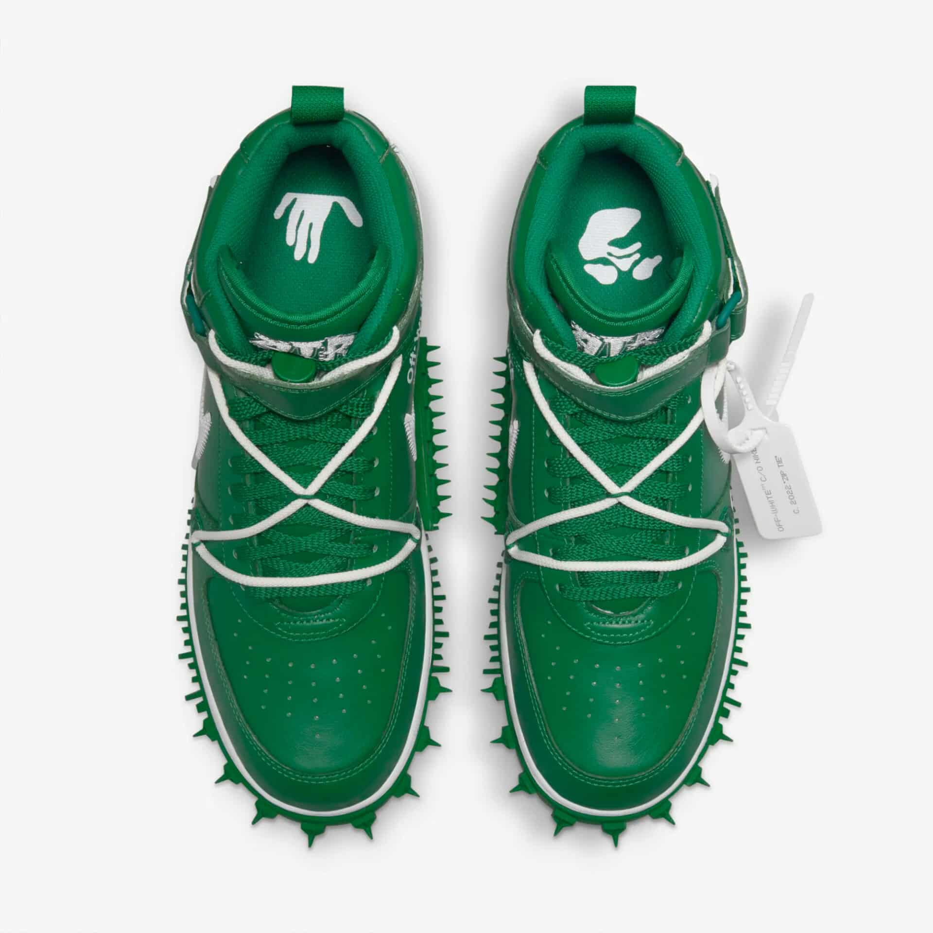 Off-White Nike Air Force 1 Mid Pine Green