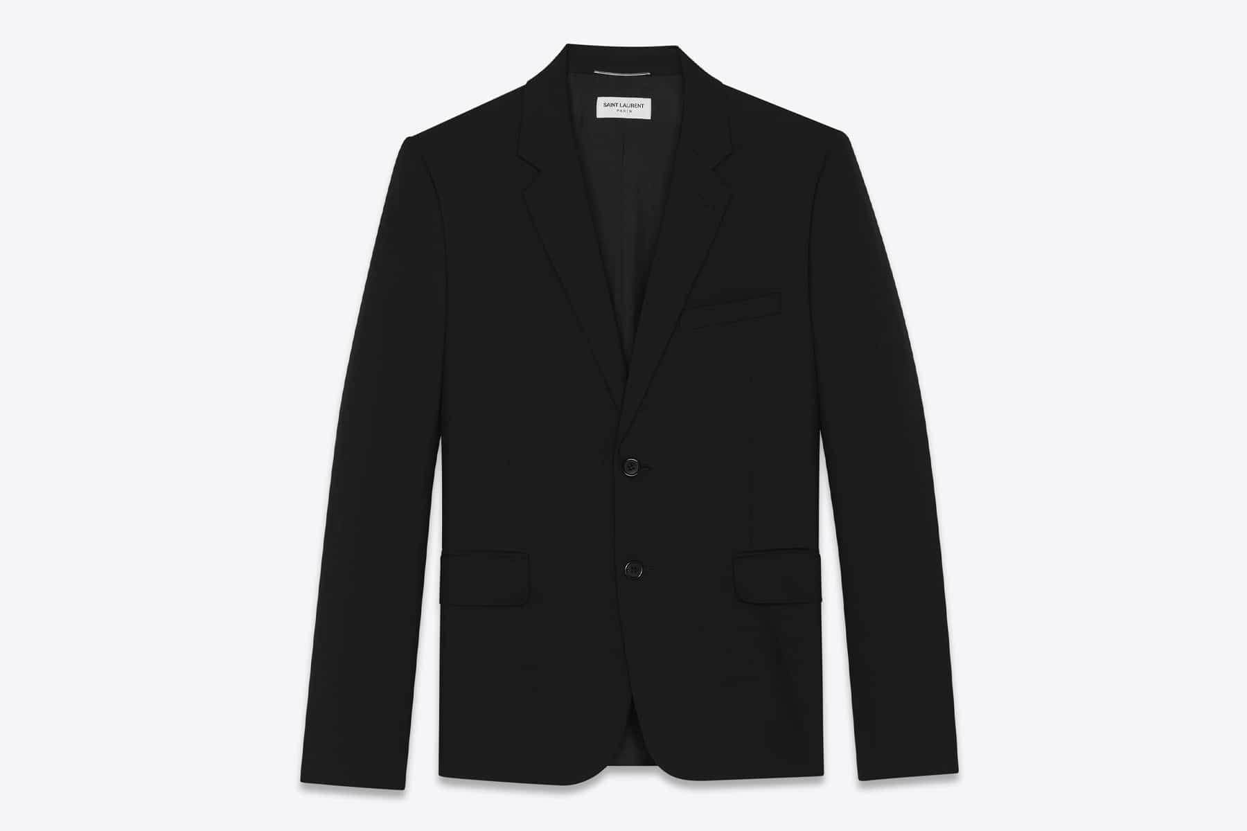 Saint Laurent Giacca Monopetto collo dritto