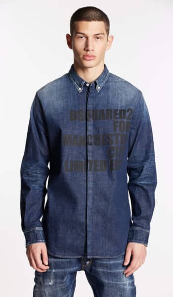 Dsquared2 Manchester City Denim Shirt