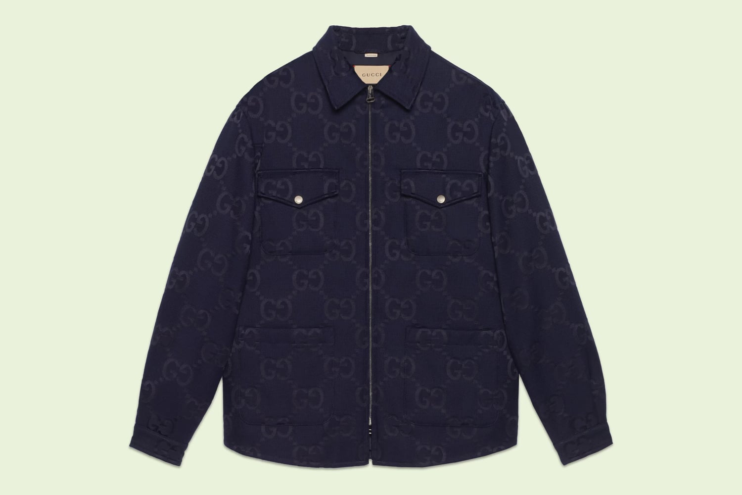 Gucci Giacca Cotone Jumbo GG Overshirt