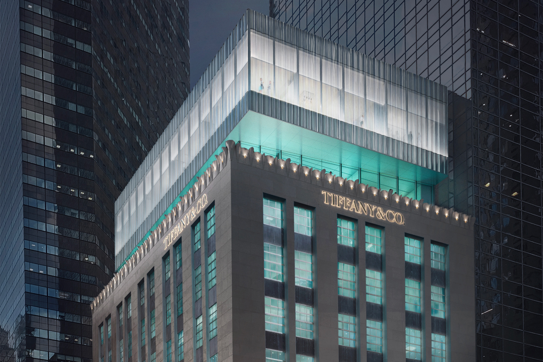 Tiffany & Co. Store New York Ristrutturazione OMA Scrigno vetro