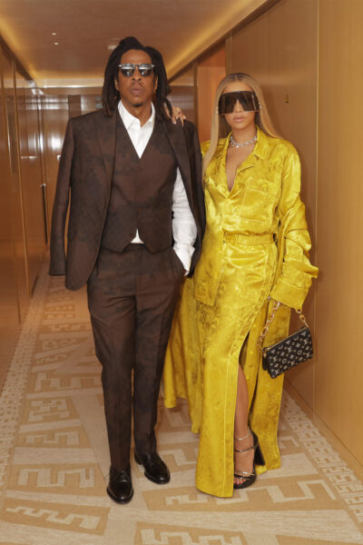 Jay-Z Beyoncé Louis Vuitton SS24 sfilata Pharrell Williams