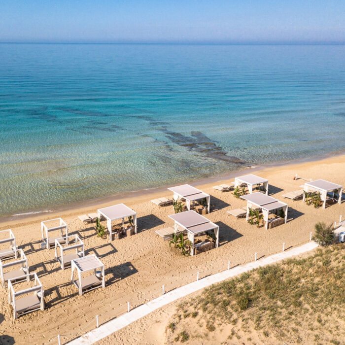 Le Cinque Vele Beach Club Spiaggia più cara Italia Pescoluse