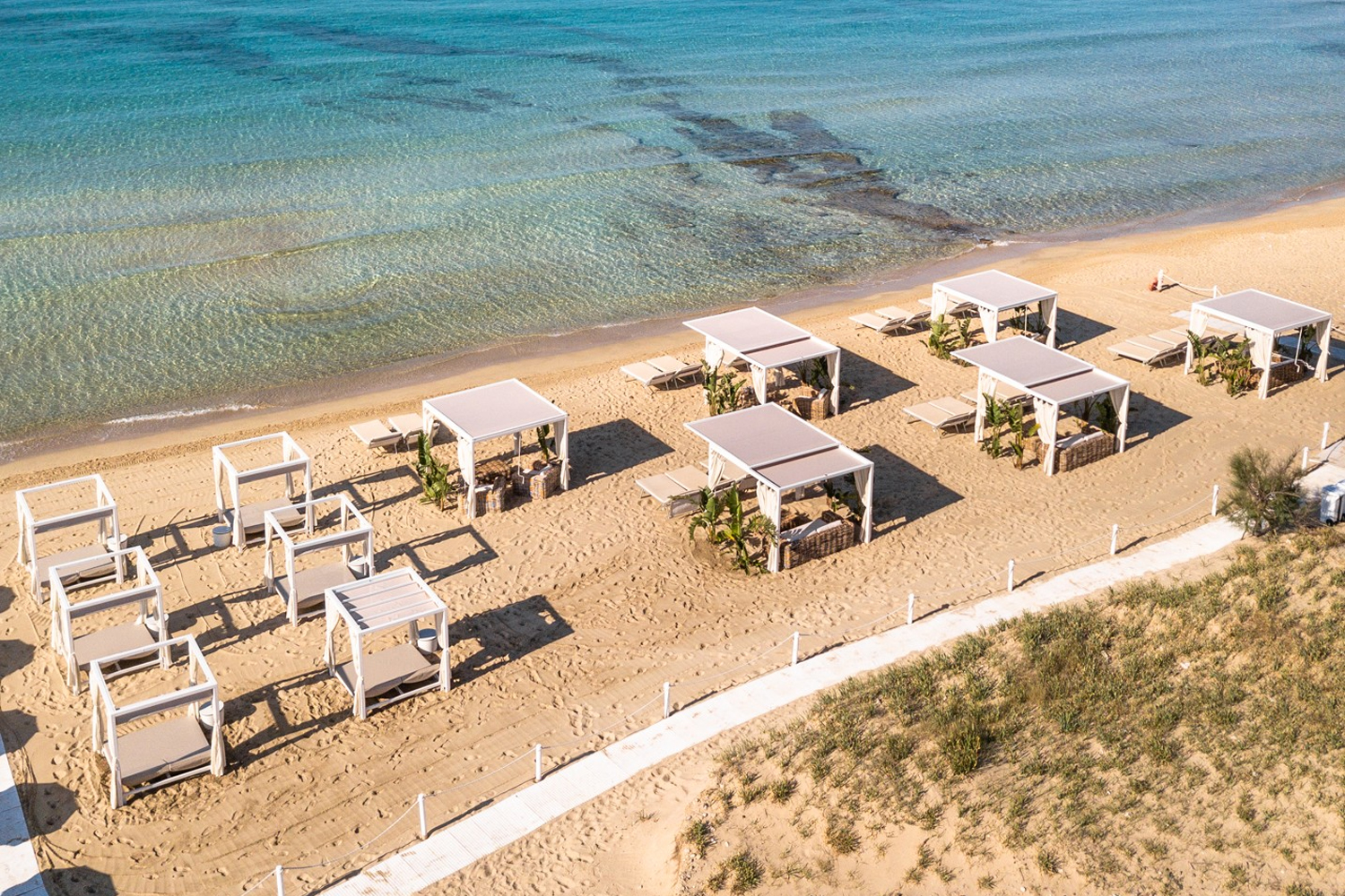 Le Cinque Vele Beach Club Spiaggia più cara Italia Pescoluse