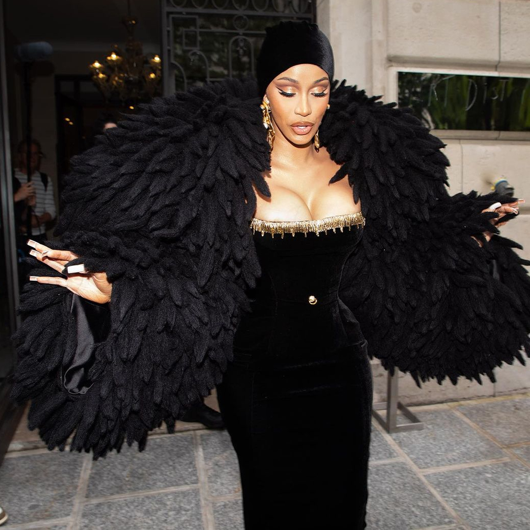 Cardi B Schiaparelli Haute Couture Fashion Week Parigi