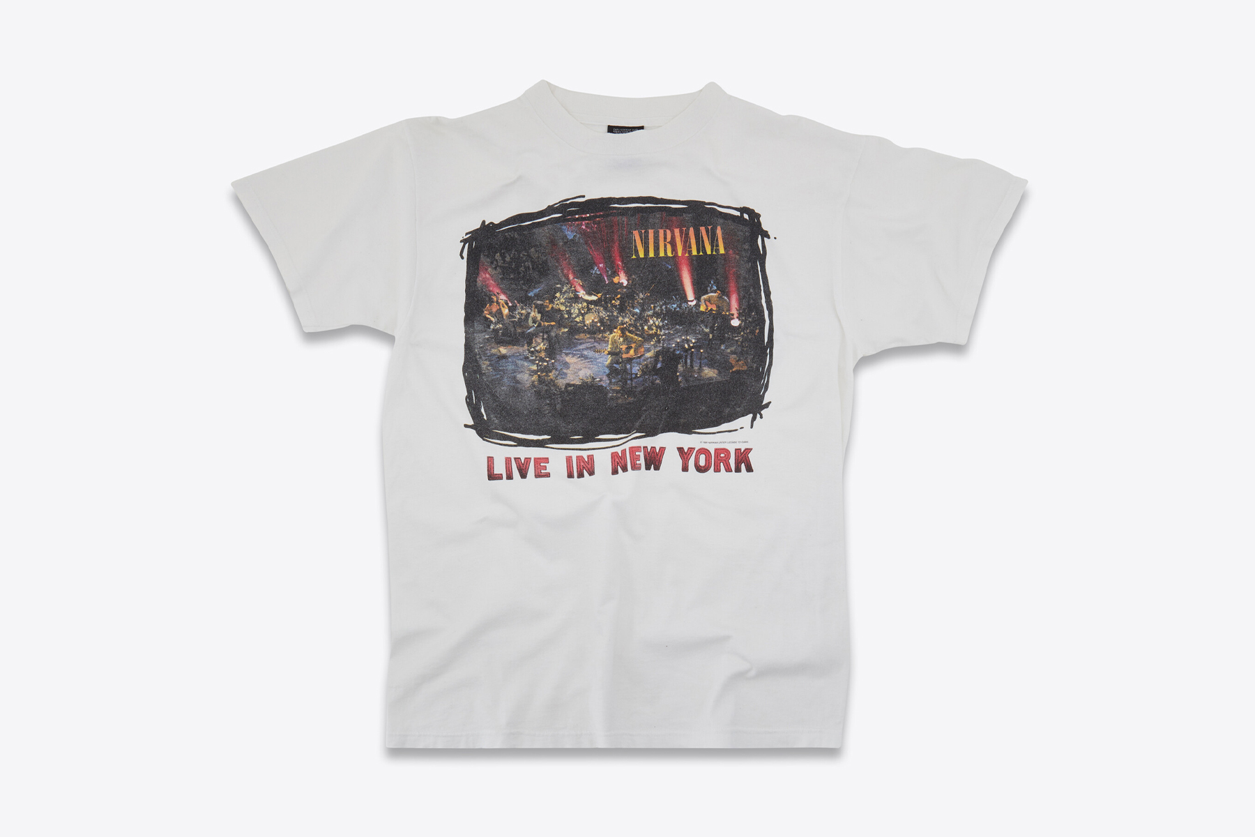 Saint Laurent Nirvana Live in New York T-Shirt