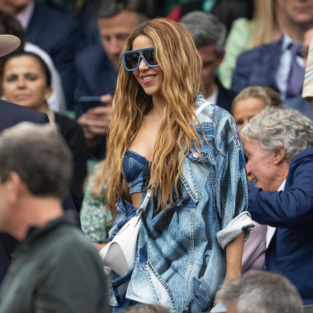 Shakira Wimbledon Look Moschino Mugler