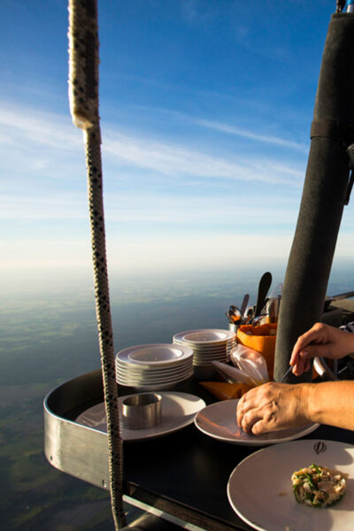 CuliAir Skydining Primo Ristorante Volante Mongolfiera