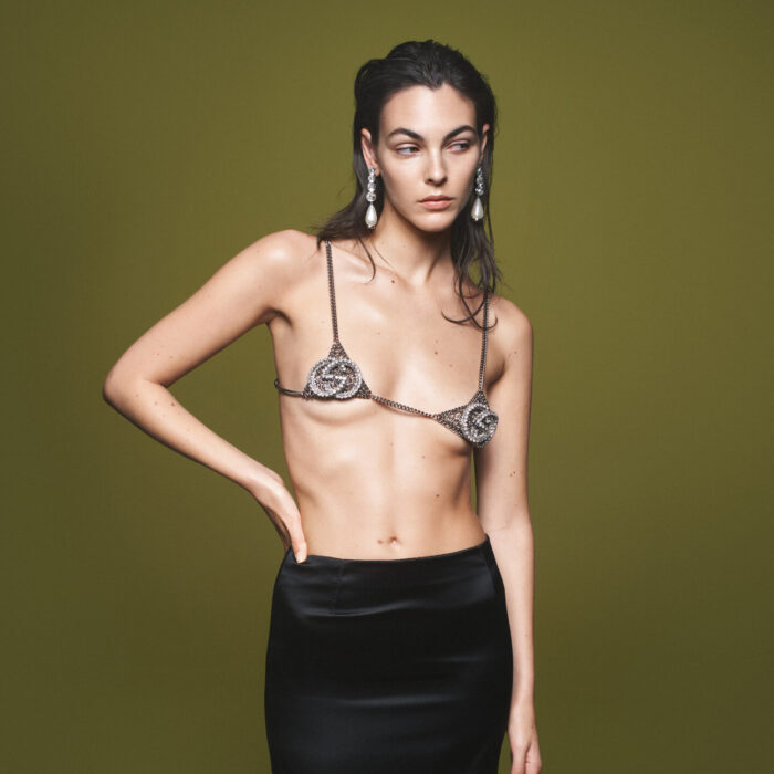 Gucci campagna Fall Winter 2023 Vittoria Ceretti