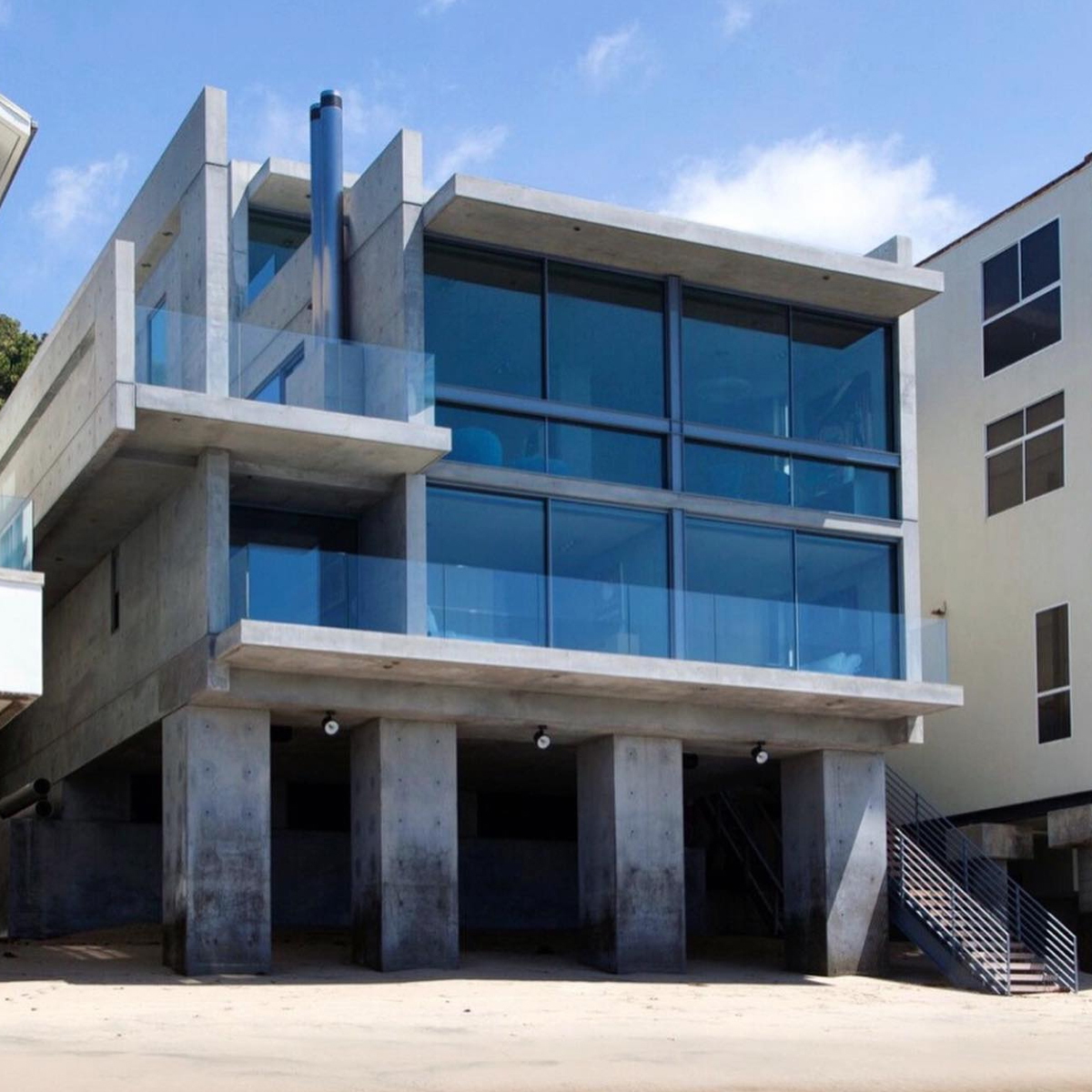 Kanye West Malibu House Tadao Ando Bunker