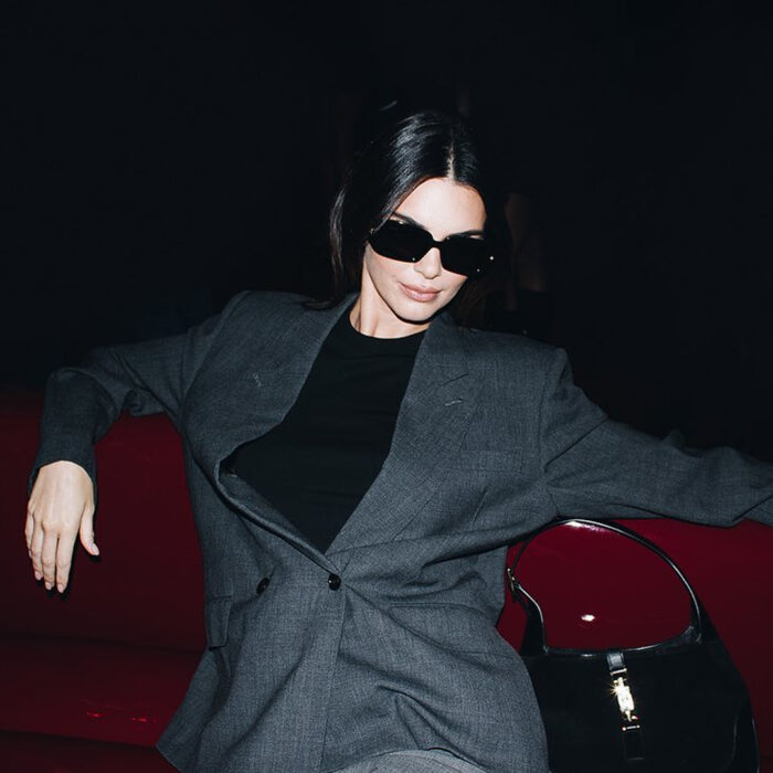 Kendall Jenner Gucci SS24 Front Row Sfilate di moda inviti