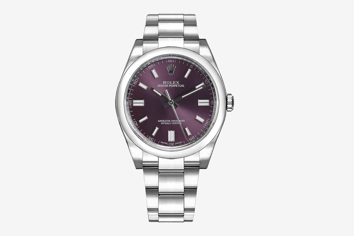 Rolex Oyster Perpetual Purple Dial Coco Gauff US Open 2023