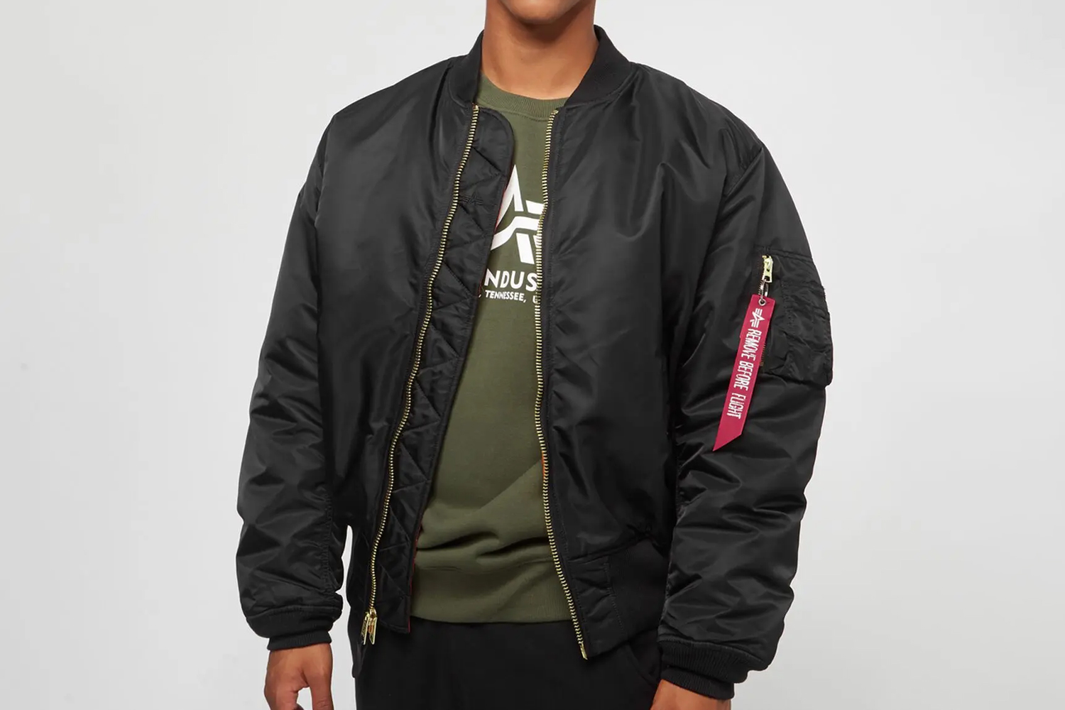 Alpha Industries MA-1 Black SNIPES