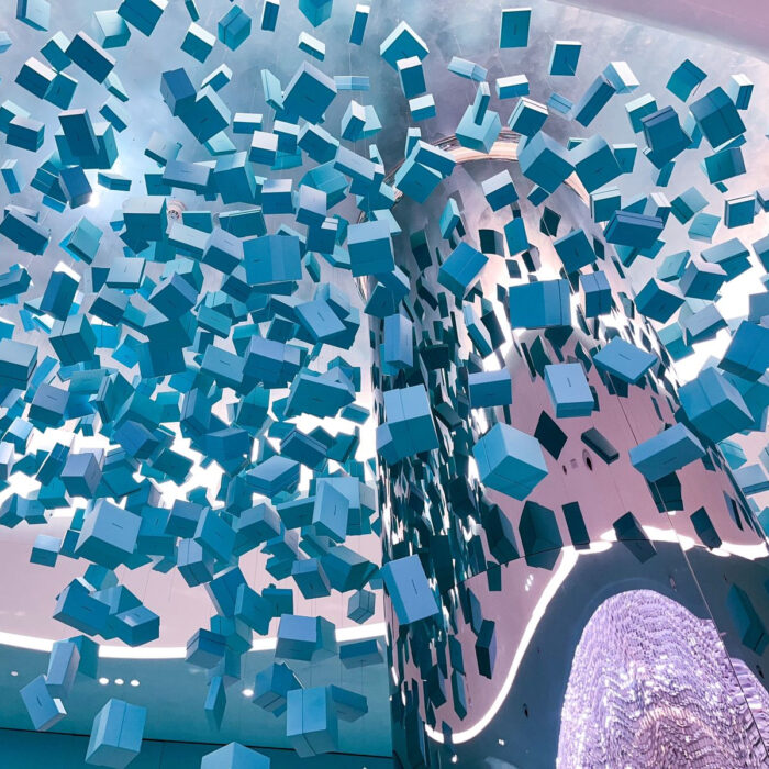 Blue Box Café Tiffany Dubai Mall