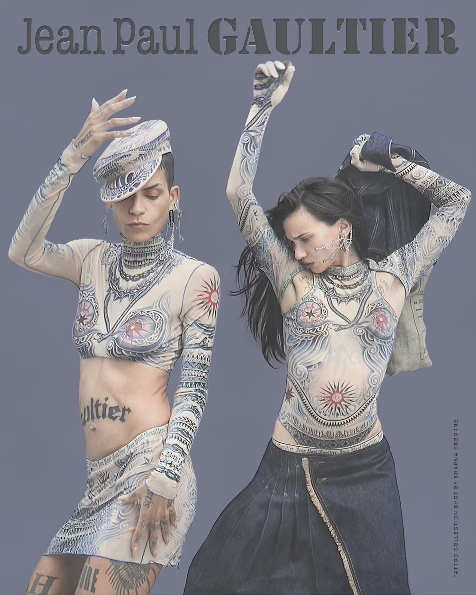 Jean Paul Gaultier Tattoo Campagna