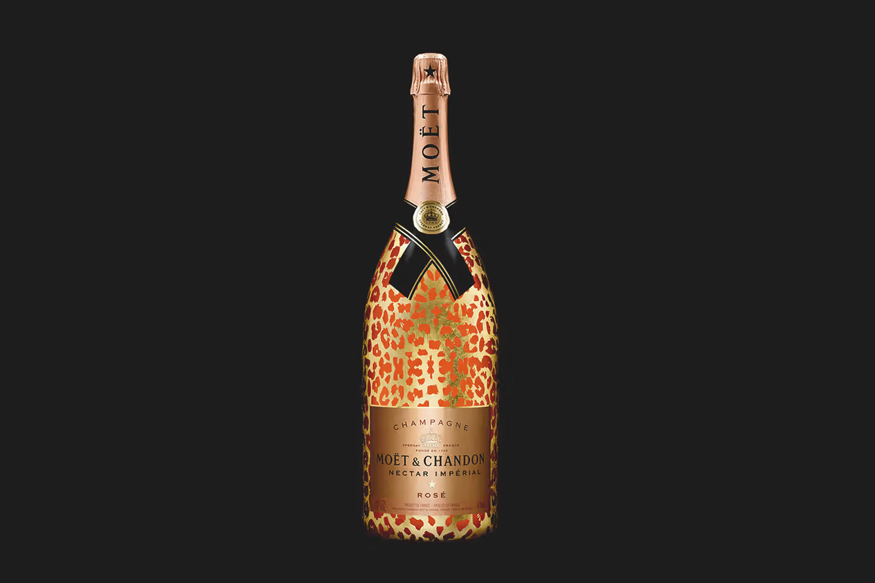 Moët & Chandon Nectar Imperial Rosé Leopard