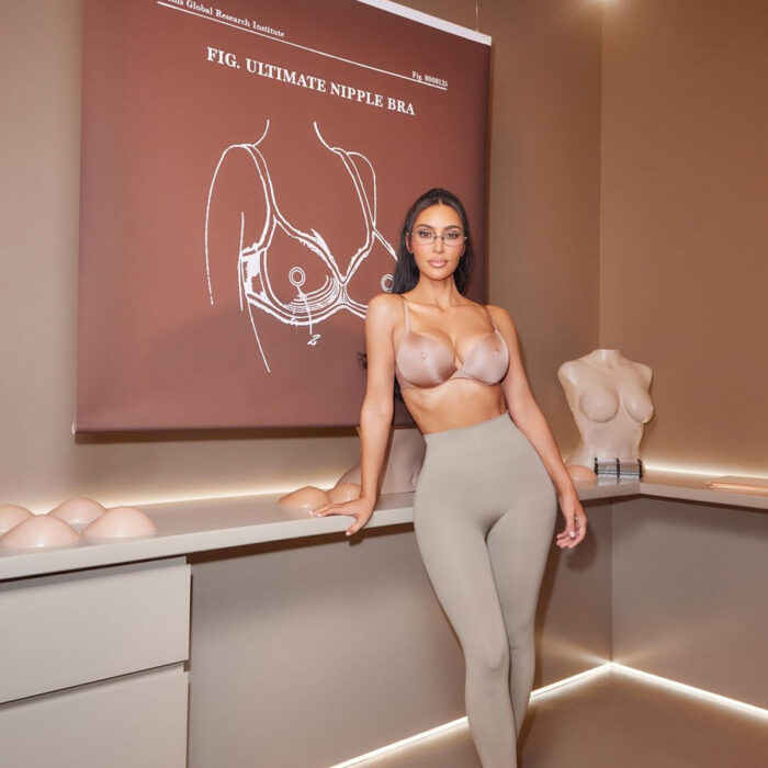 SKIMS Ultimate Nipple Bra Kim Kardashian