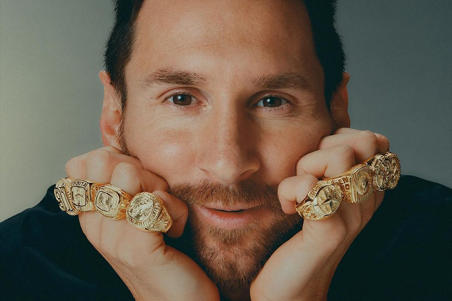 Lionel Messi 8 anelli Pallone d