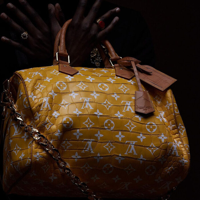 Louis Vuitton bag borsa Speedy gialla 1 milione dollari