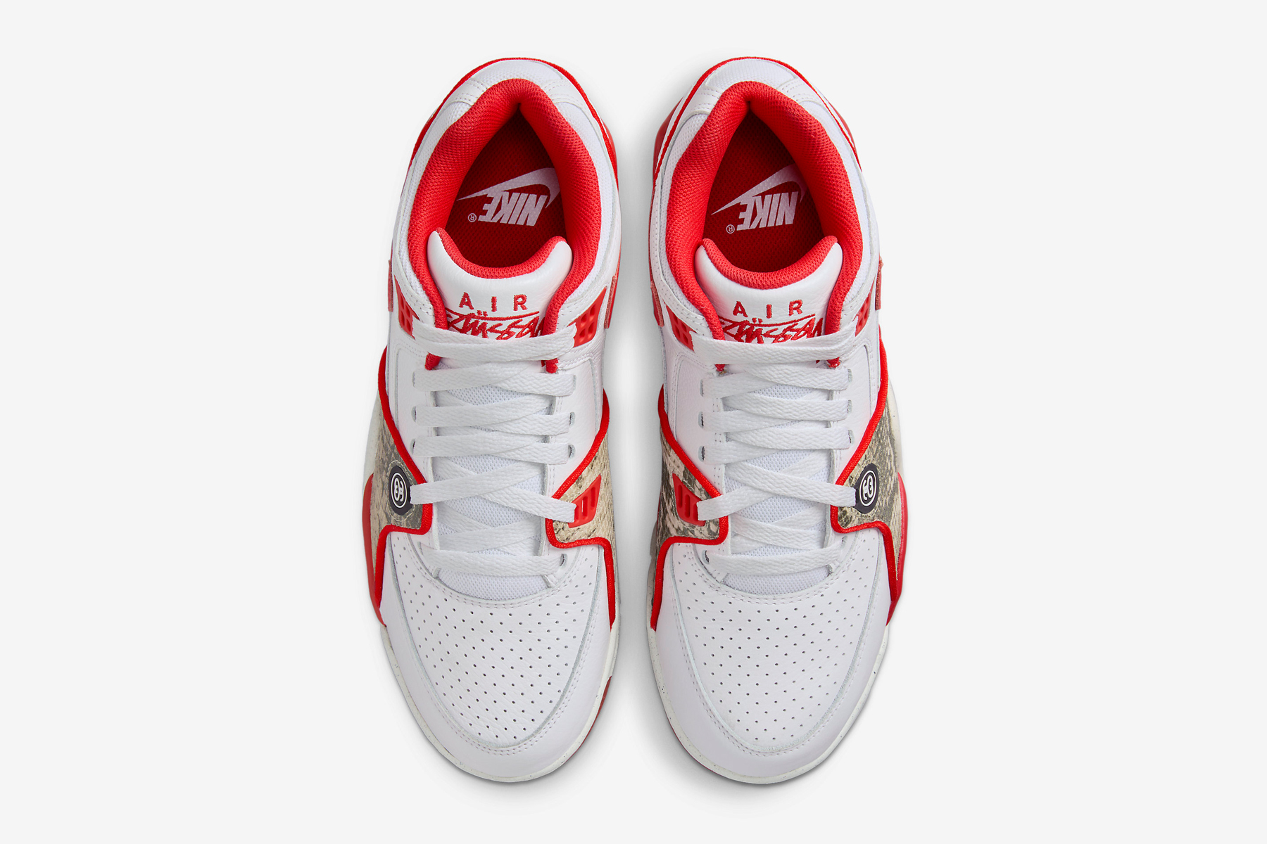 Stüssy x Nike Air Flight 89 Habanero Red