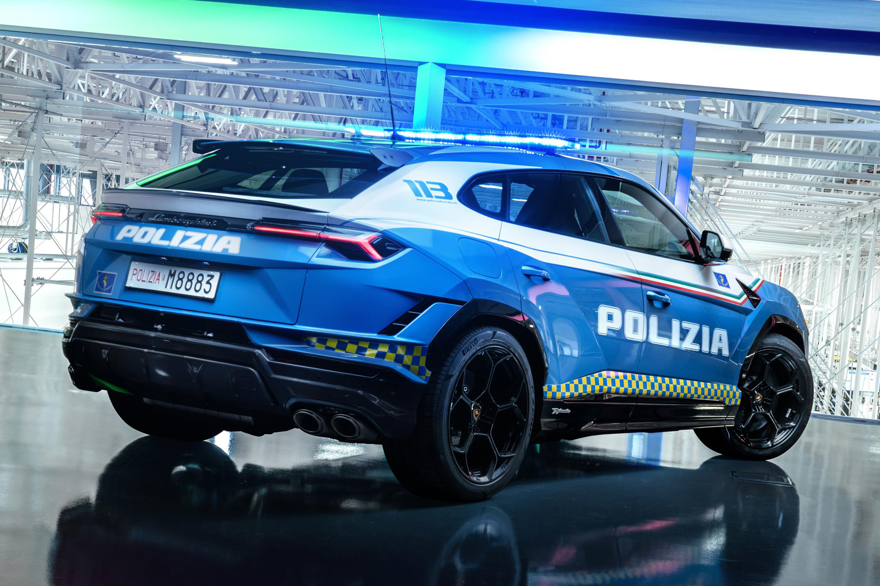Lamborghini Urus Polizia di Stato Italia