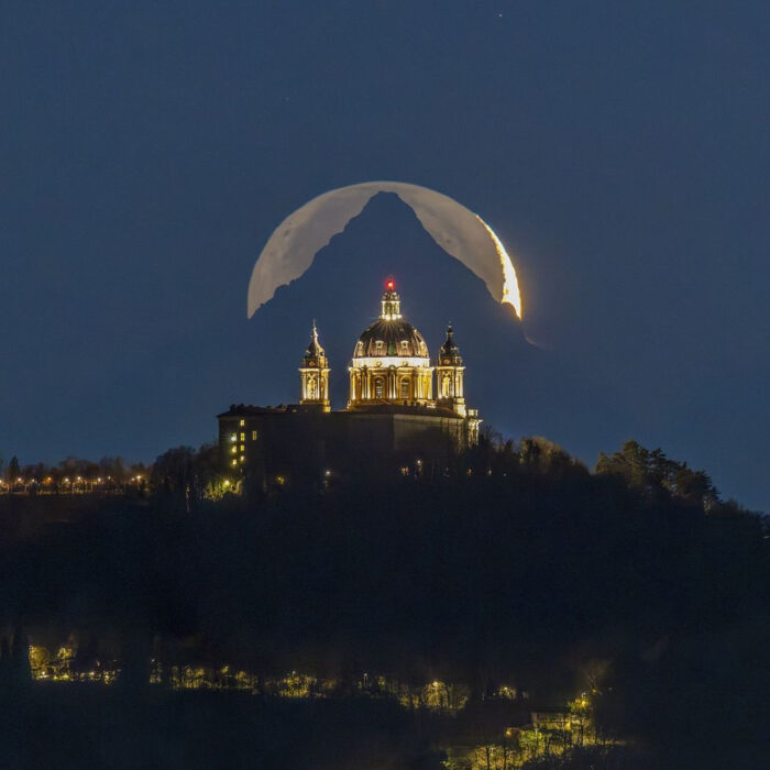 Superga Torino Luna Foto del Giorno Natale premio NASA Valerio Minato