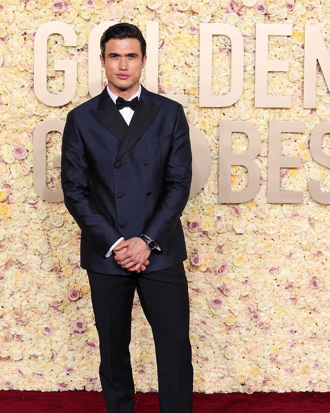 Charles Melton Giorgio Armani 2024 red carpet