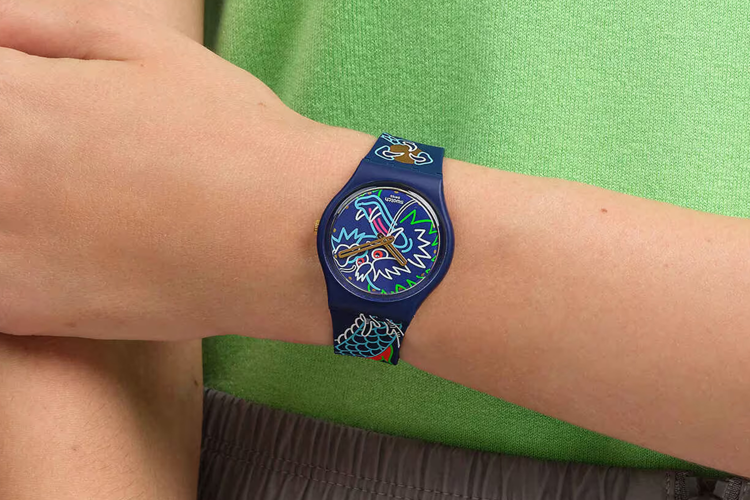 Swatch Dragon in Waves Capodanno Cinese 2024