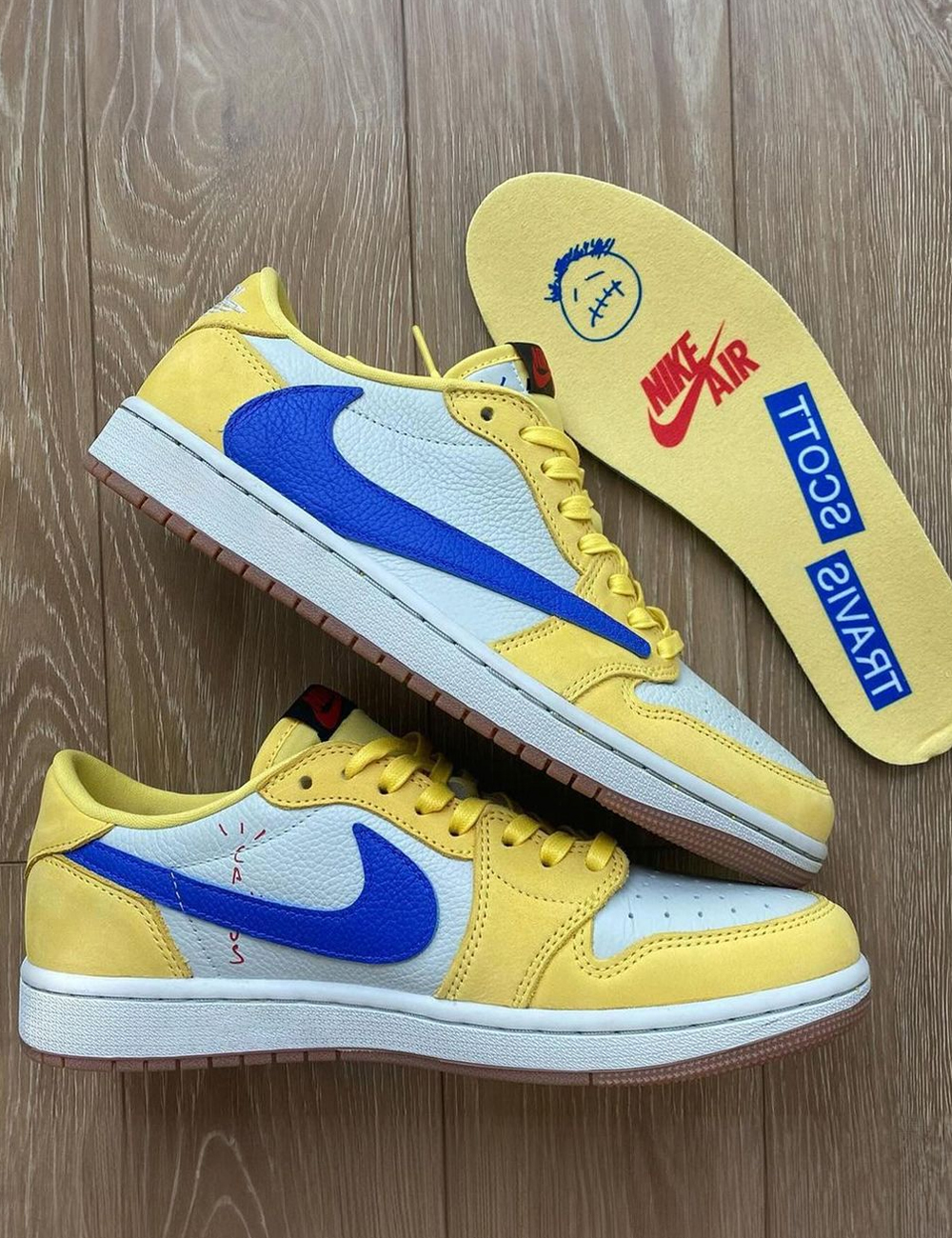 Travis Scott Air Jordan 1 Low Canary Yellow