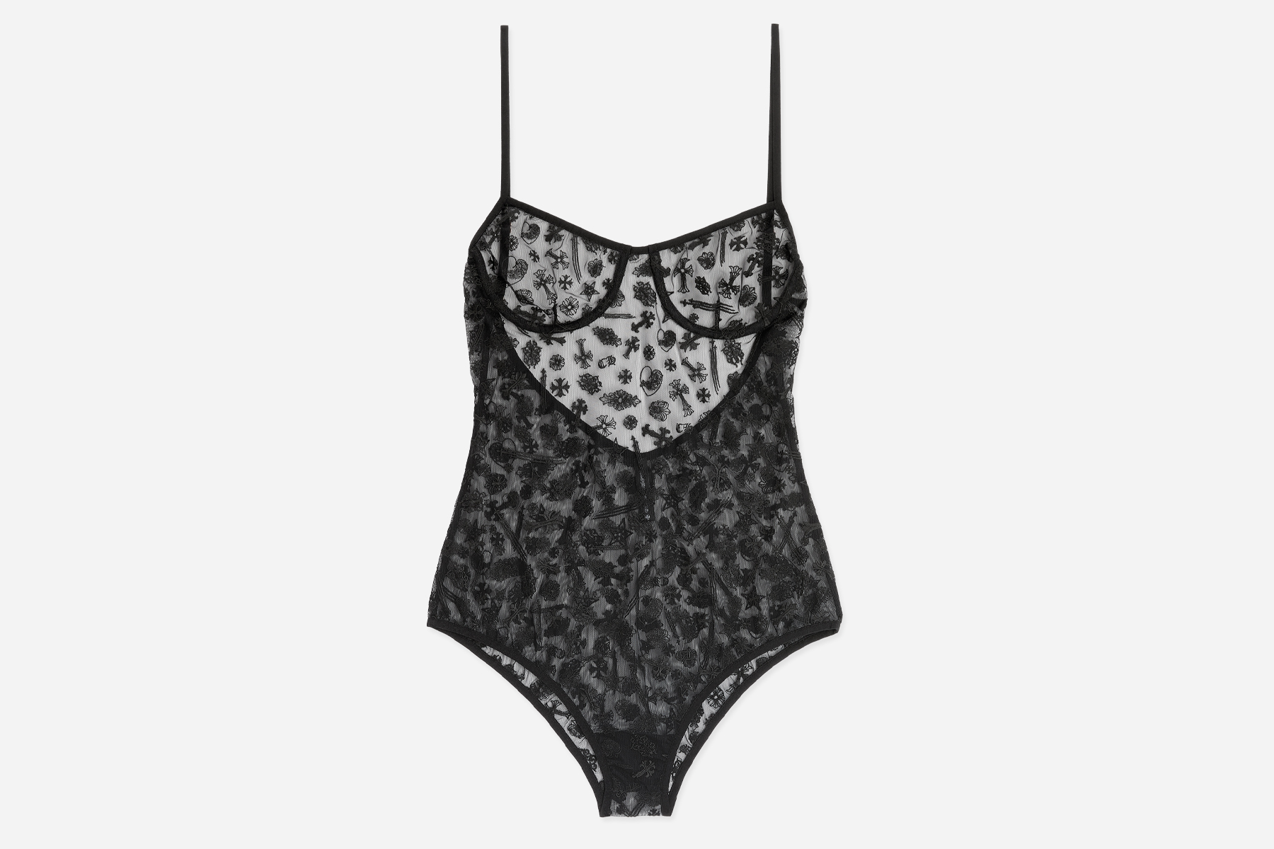 Chrome Hearts INTIMATES LACE TEDDY