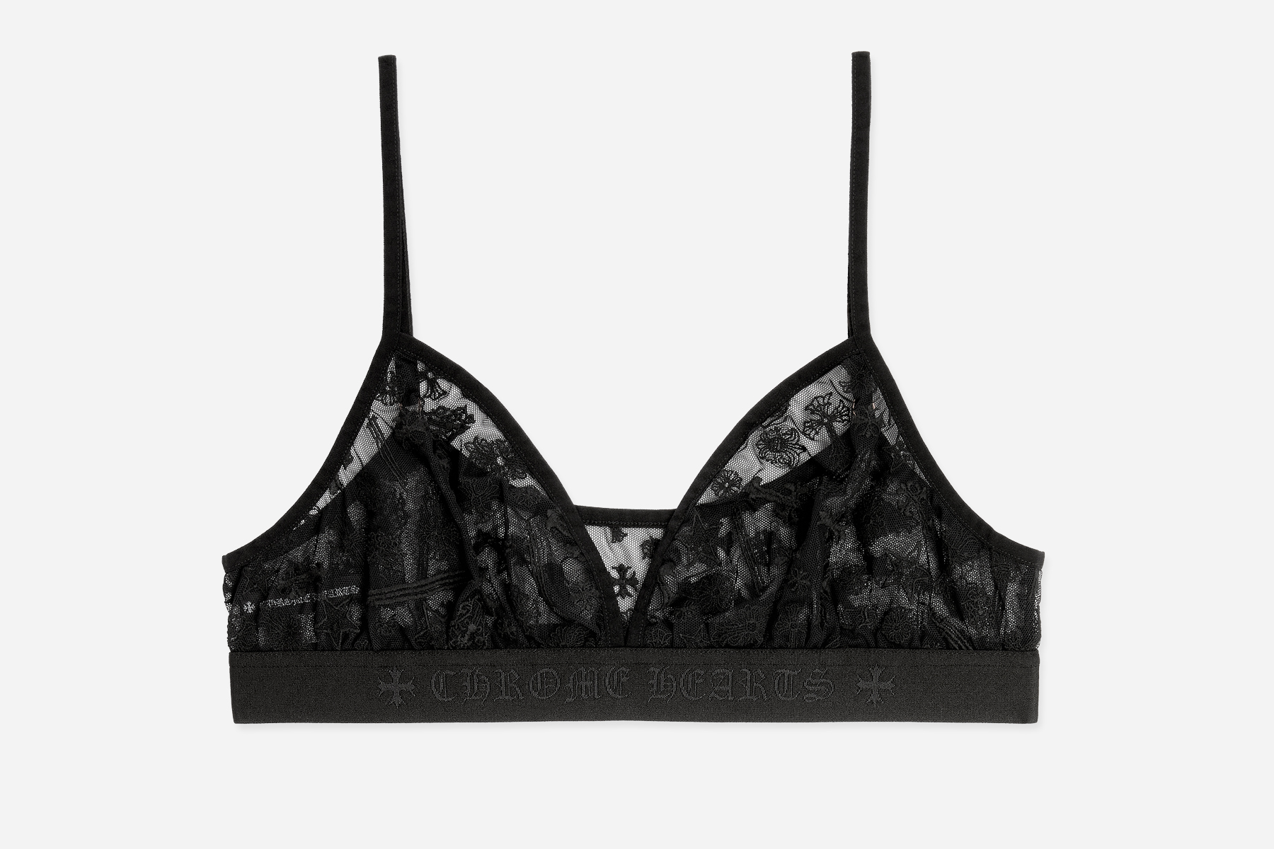 Chrome Hearts INTIMATES LACE TRIANGLE BRALETTE