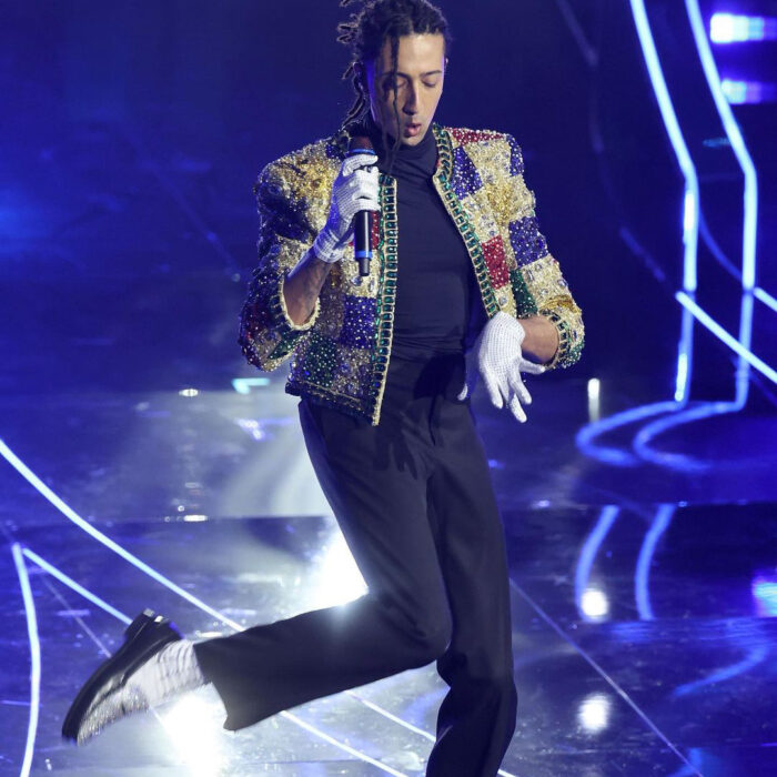 Ghali Casablanca omaggio Michael Jackson Sanremo 2024