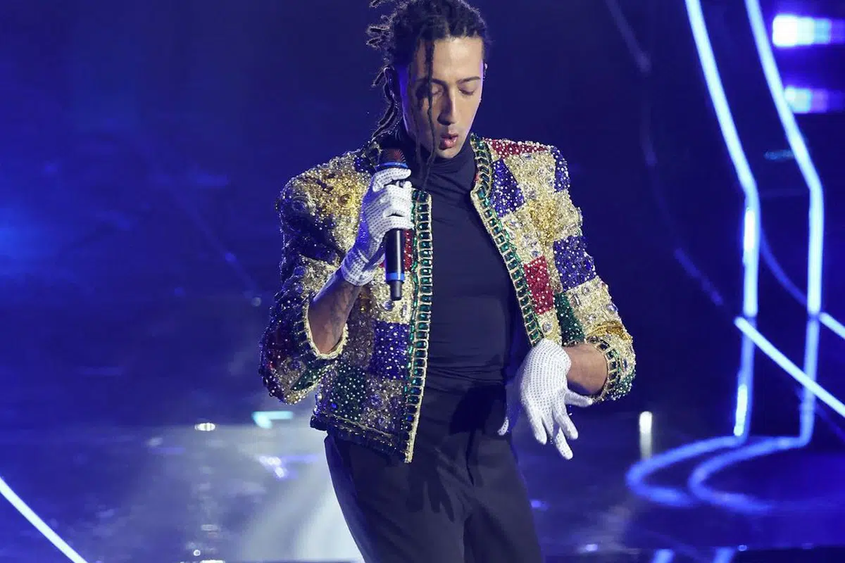 Ghali Casablanca omaggio Michael Jackson Sanremo 2024