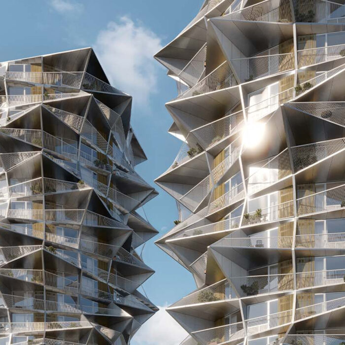 Kaktus Towers Copenaghen due grattacieli design architettura